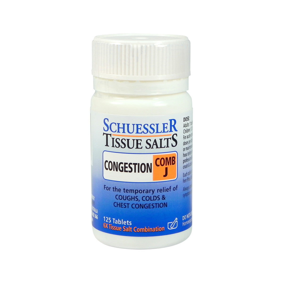 Congestion tissue salts 125 tablets