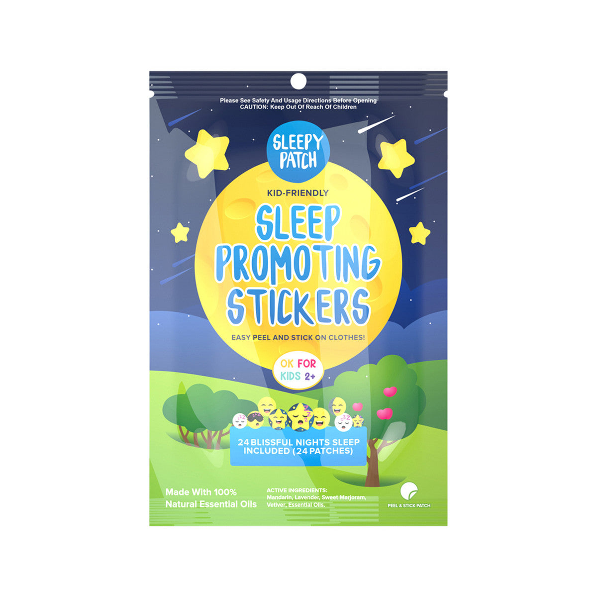 Sleepy Patch - 24 stickers