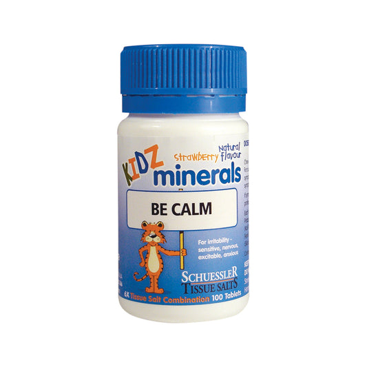 Kidz minerals Be Calm tissue salts 100 tablets
